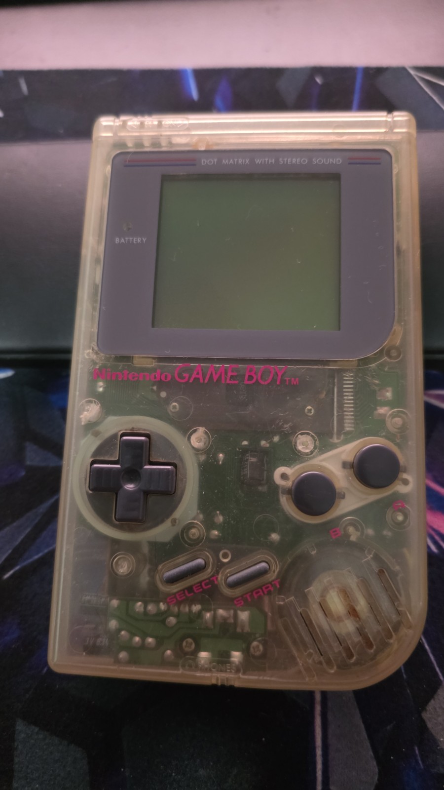Nintendo Game Boy Color Clear Handheld System