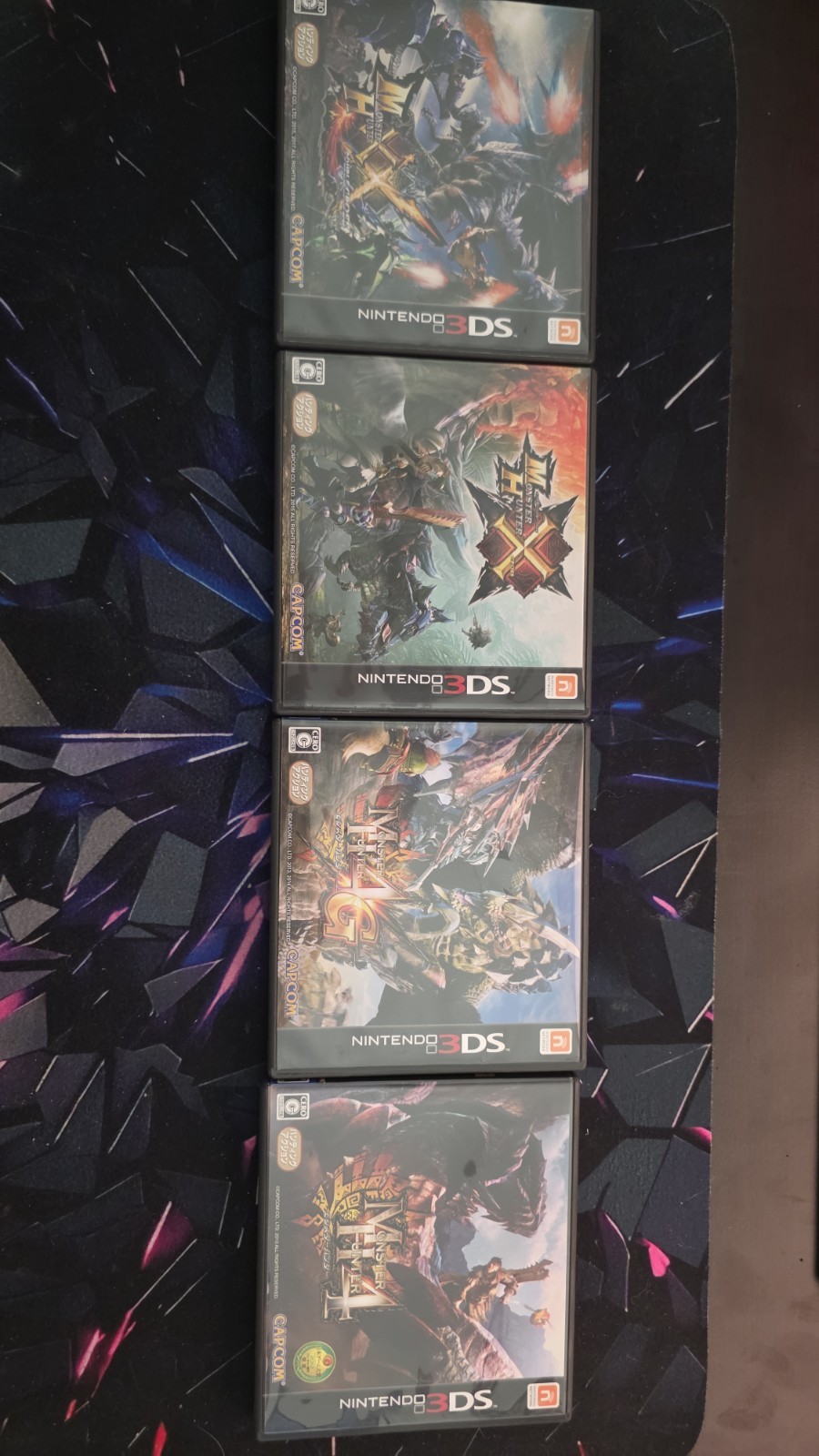 Monster Hunter Nintendo 3DS Japanese Import Game Lot 4 4G X Double Cross