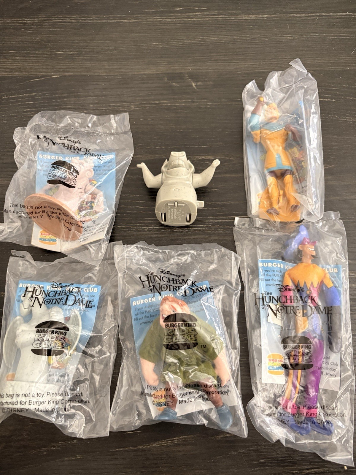Vintage Burger King Disney Hunchback of Notre Dame Toys Lot – 6 Figures