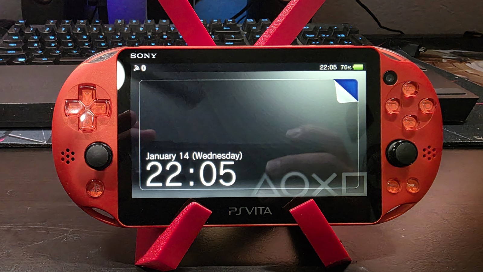 Sony PS Vita Slim PCH-2000 Red 256GB Fully Tested Clean