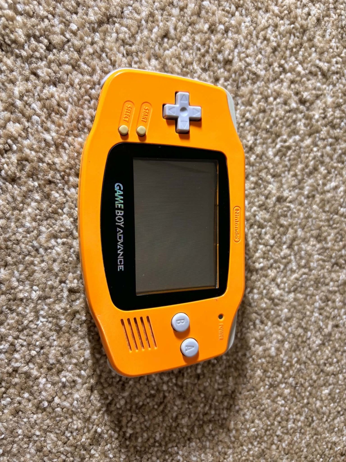 Nintendo Game Boy Advance GBA Spice Orange Japanese Import Tested Working Glass